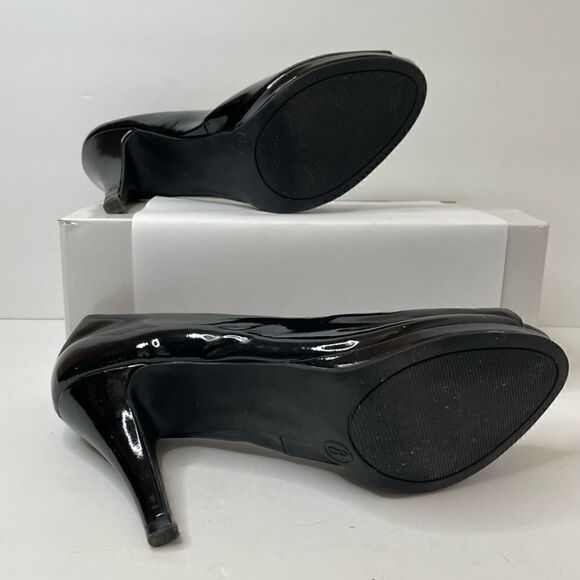 Merona| 8Medium| Patent leather | peep toe| Basic Pump - Picture 6 of 11